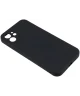 Apple iPhone 12 Hoesje met Camera Bescherming Dun TPU Back Cover Zwart