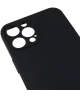 Apple iPhone 12 Pro Hoesje Camera Bescherming Dun TPU Back Cover Zwart