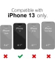 Apple iPhone 13 Hoesje met Camera Bescherming Dun TPU Back Cover Zwart