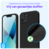 Apple iPhone 13 Hoesje met Camera Bescherming Dun TPU Back Cover Zwart afbeelding 5