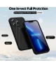 Apple iPhone 13 Pro Hoesje Camera Bescherming Dun TPU Back Cover Zwart
