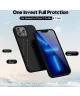 Apple iPhone 13 Pro Max Hoesje met Camera Bescherming Dun TPU Zwart
