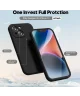 Apple iPhone 14 Hoesje met Camera Bescherming Dun TPU Back Cover Zwart