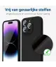 Apple iPhone 14 Pro Hoesje Camera Bescherming Dun TPU Back Cover Zwart