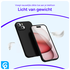 Apple iPhone 15 Hoesje met Camera Bescherming Dun TPU Back Cover Zwart afbeelding 2