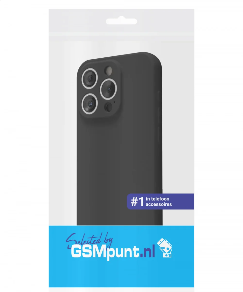 Apple iPhone 15 Pro Hoesje Camera Bescherming Dun TPU Back Cover Zwart afbeelding 7