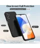 Samsung Galaxy A14 Hoesje Camera Bescherming Dun TPU Back Cover Zwart