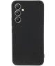 Samsung Galaxy A34 Hoesje Camera Bescherming Dun TPU Back Cover Zwart
