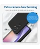 Samsung Galaxy A54 Hoesje Camera Bescherming Dun TPU Back Cover Zwart