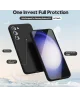 Samsung Galaxy S23 Hoesje Camera Bescherming Dun TPU Back Cover Zwart