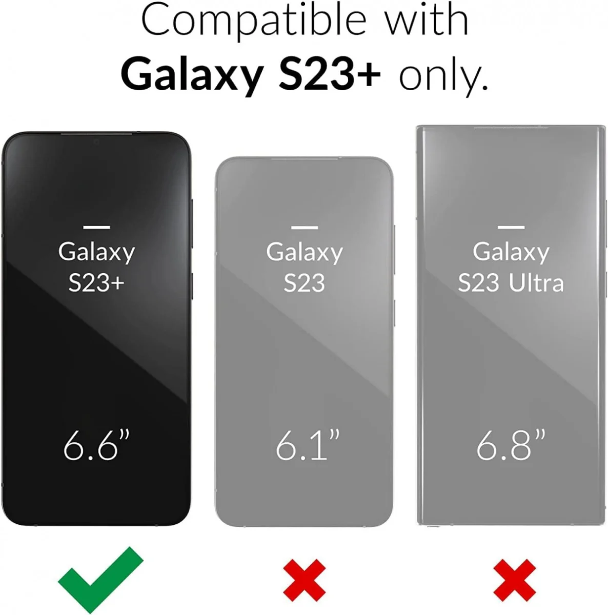Samsung Galaxy S23 Plus Hoesje met Camera Bescherming Dun TPU Zwart afbeelding 6