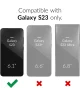 Samsung Galaxy S23 Ultra Hoesje met Camera Bescherming Dun TPU Zwart