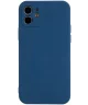 Apple iPhone 12 Hoesje met Camera Bescherming Dun TPU Donkerblauw