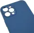 Apple iPhone 12 Pro Hoesje met Camera Bescherming Dun TPU Donkerblauw afbeelding 5