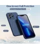 Apple iPhone 13 Pro Hoesje met Camera Bescherming Dun TPU Donkerblauw