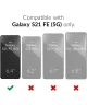 Samsung Galaxy S21 FE Hoesje Camera Bescherming Dun TPU Donkerblauw