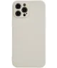 Apple iPhone 12 Pro Hoesje met Camera Bescherming Dun TPU Beige