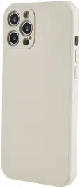 Apple iPhone 12 Pro Hoesje met Camera Bescherming Dun TPU Beige