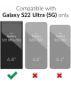 Samsung Galaxy S22 Ultra Hoesje met Camera Bescherming Dun TPU Beige