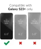 Samsung Galaxy S23 Hoesje Camera Bescherming Dun TPU Back Cover Beige