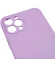 Apple iPhone 12 Pro Hoesje Camera Bescherming Dun TPU Back Cover Lila