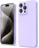 Apple iPhone 15 Pro Max Hoesje met Camera Bescherming Dun TPU Lila