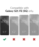 Samsung Galaxy S21 FE Hoesje met Camera Bescherming Dun TPU Lila