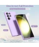 Samsung Galaxy S23 Ultra Hoesje met Camera Bescherming Dun TPU Lila