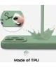 Apple iPhone 14 Pro Hoesje Camera Bescherming Dun TPU Back Cover Groen