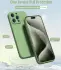 Apple iPhone 15 Pro Max Hoesje met Camera Bescherming Dun TPU Groen afbeelding 2