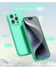 Apple iPhone 15 Pro Hoesje Camera Bescherming Dun TPU Back Cover Blauw