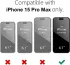 Apple iPhone 15 Pro Max Hoesje met Camera Bescherming Dun TPU Blauw afbeelding 6