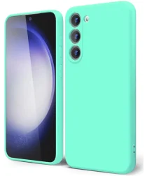 Samsung Galaxy S23 Hoesje Camera Bescherming Dun TPU Back Cover Blauw