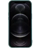 Apple iPhone 12 Pro Hoesje met Camera Bescherming Dun TPU Donkergroen