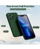 Apple iPhone 13 Pro Hoesje met Camera Bescherming Dun TPU Donkergroen