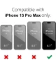 Apple iPhone 15 Pro Max Hoesje Camera Bescherming Dun TPU Donkergroen