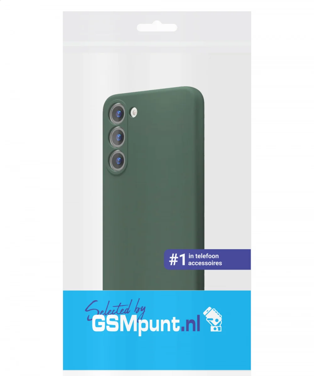 Samsung Galaxy S23 Hoesje met Camera Bescherming Dun TPU Donkergroen afbeelding 6