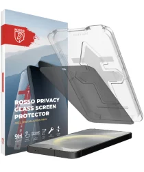Rosso Samsung Galaxy S24 Privacy Glass met Installatietray