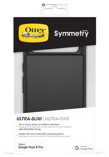 OtterBox Symmetry Google Pixel 8 Pro Hoesje Back Cover Zwart afbeelding 7