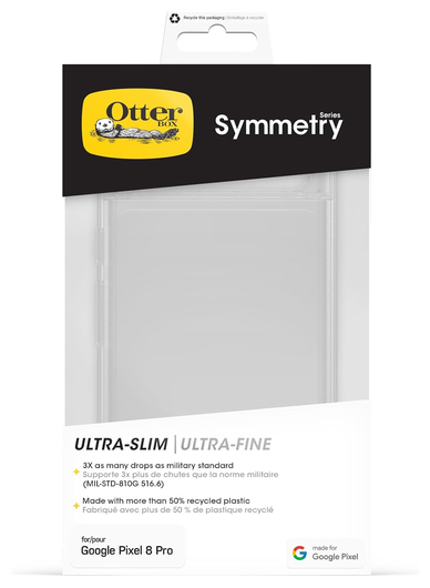 OtterBox Symmetry Google Pixel 8 Pro Hoesje Back Cover Transparant afbeelding 5