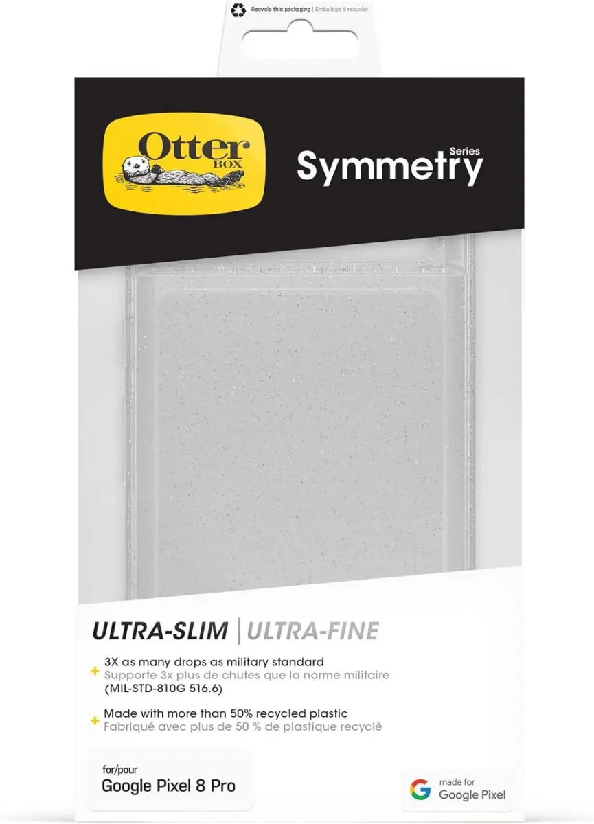 OtterBox Symmetry Google Pixel 8 Pro Hoesje Back Cover Glitter Clear afbeelding 7