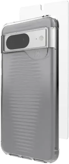 ZAGG Luxe Bundel Google Pixel 8 Hoesje Transparant + Screen Protector afbeelding 1