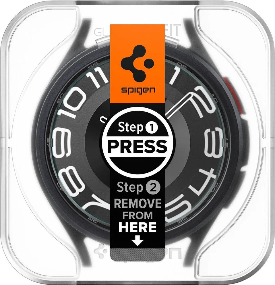 Spigen EZ Fit - Samsung Watch 6 Classic 43MM Screen Protector 2-Pack afbeelding 11