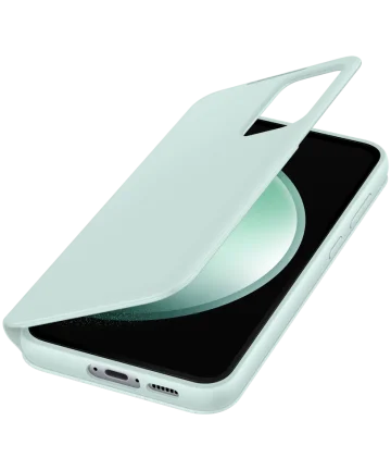 Origineel Samsung Galaxy S23 FE Hoesje Smart View Wallet Case Mint Hoesjes