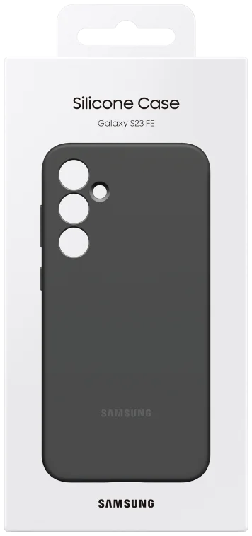 Origineel Samsung Galaxy S23 FE Hoesje Silicone Case Cover Graphite afbeelding 7