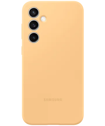 Origineel Samsung Galaxy S23 FE Hoesje Silicone Case Cover Peach Hoesjes