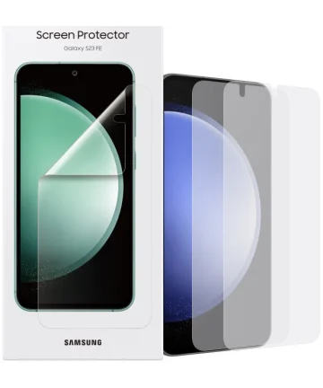 Originele Samsung Galaxy S23 FE Screen Protector Folie (2-Pack) Screen Protectors