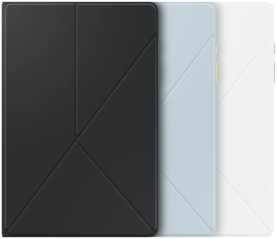 Originele Samsung Galaxy Tab A9 Plus Hoes Book Cover Wit/Paars afbeelding 11