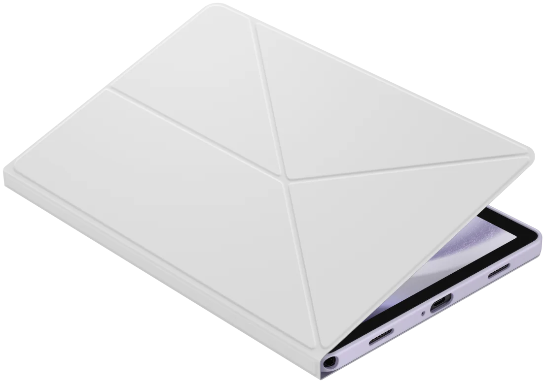 Originele Samsung Galaxy Tab A9 Plus Hoes Book Cover Wit/Paars afbeelding 5