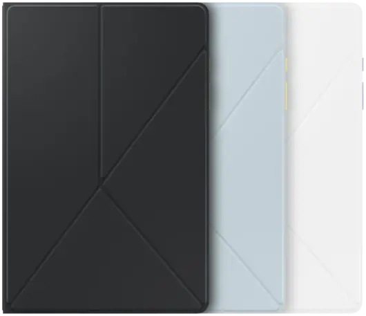 Originele Samsung Galaxy Tab A9 Plus Hoes Book Cover Wit/Paars afbeelding 11